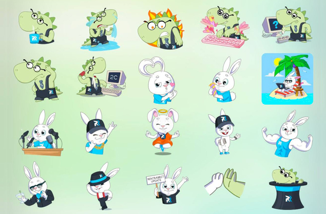 Rentrabbit Stickers